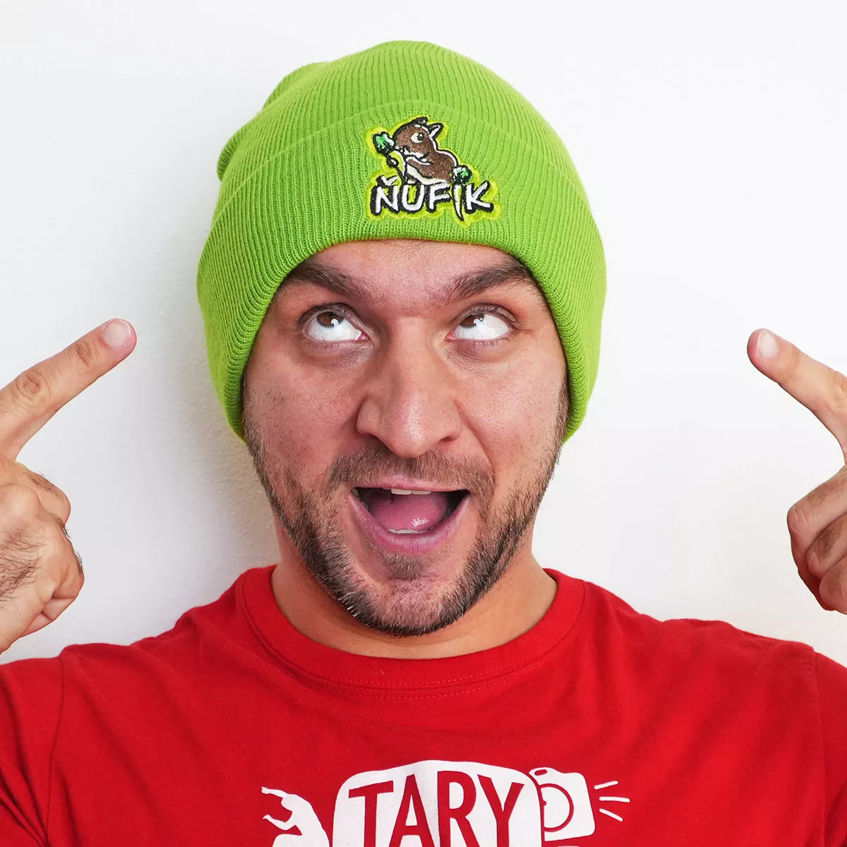 Zimní čepice Ňufík Green