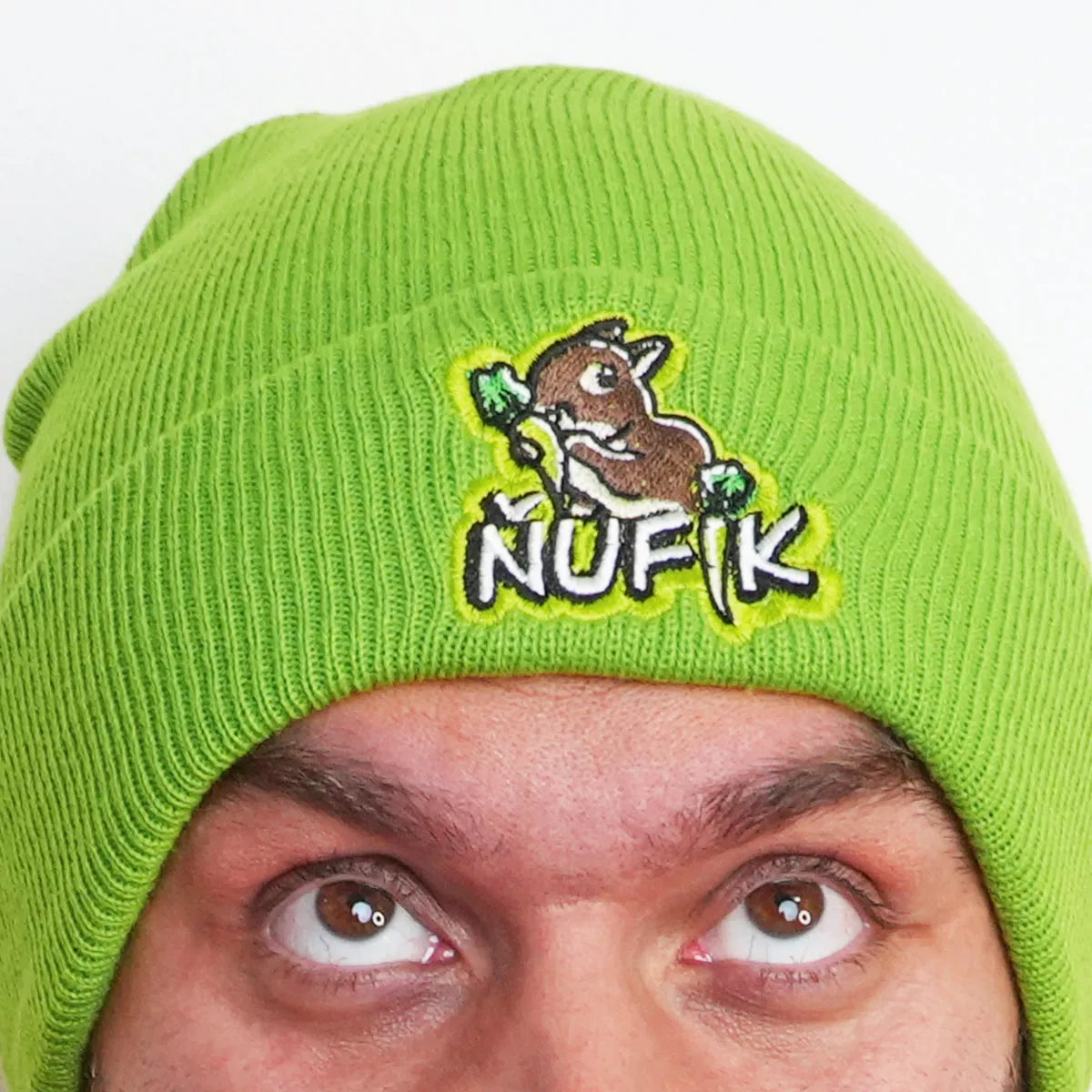 Zimní čepice Ňufík Green