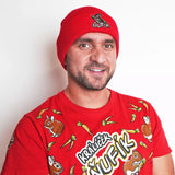 Zimní čepice Ňufík Red