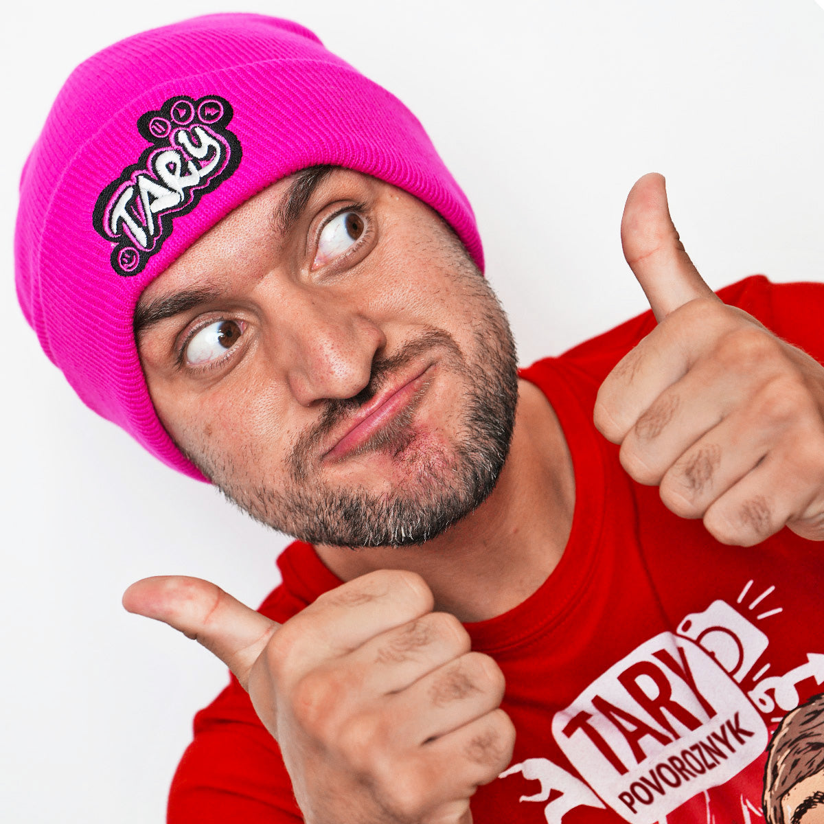 Zimní čepice Tary Jumping Pink