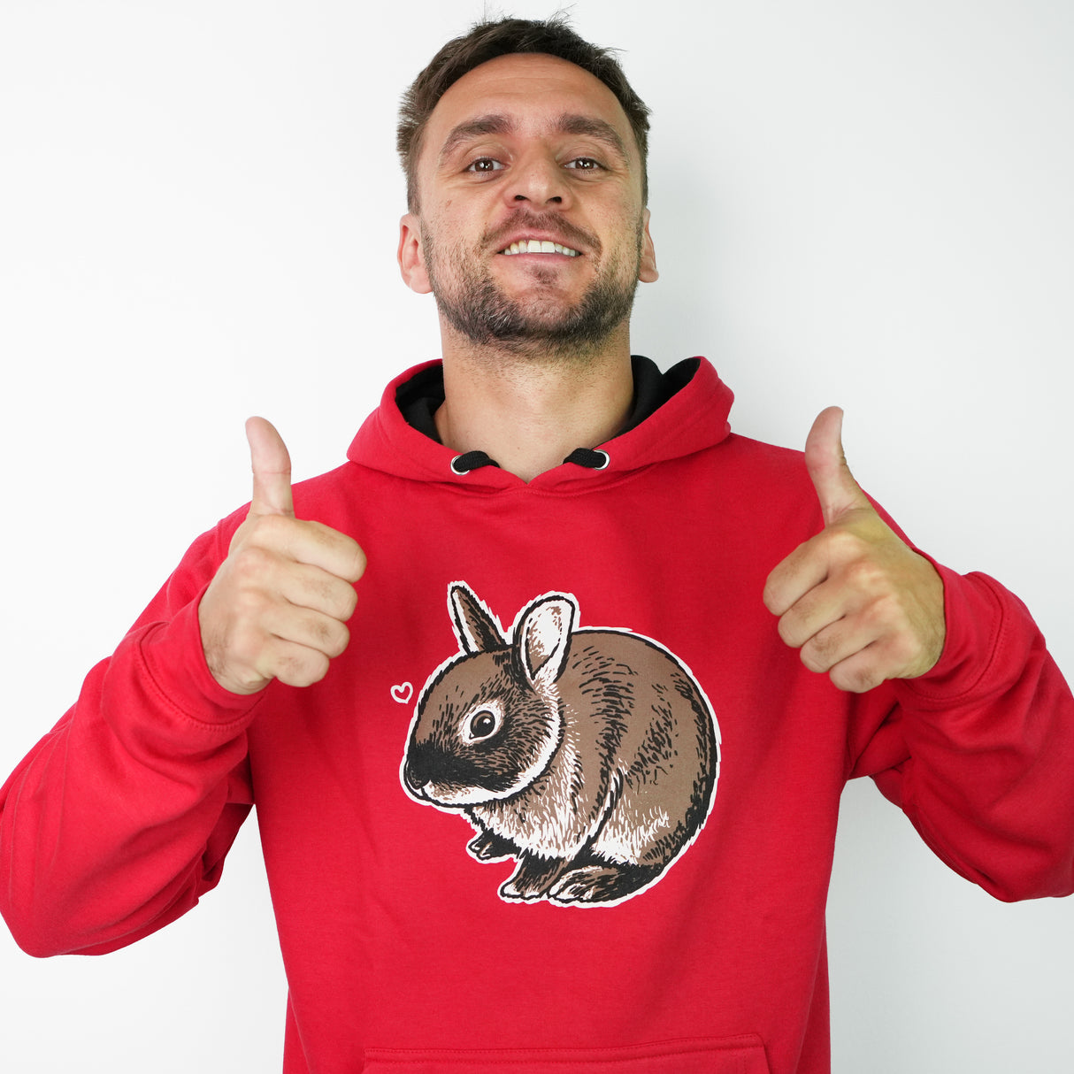 Mikina Králík Ňufík Red