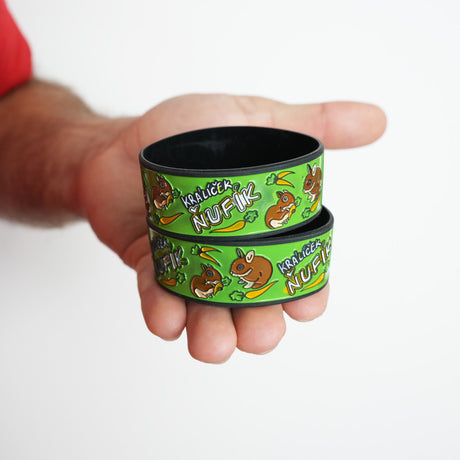 Náramek Ňufík Mrkvičky Green - balíček 20 ks