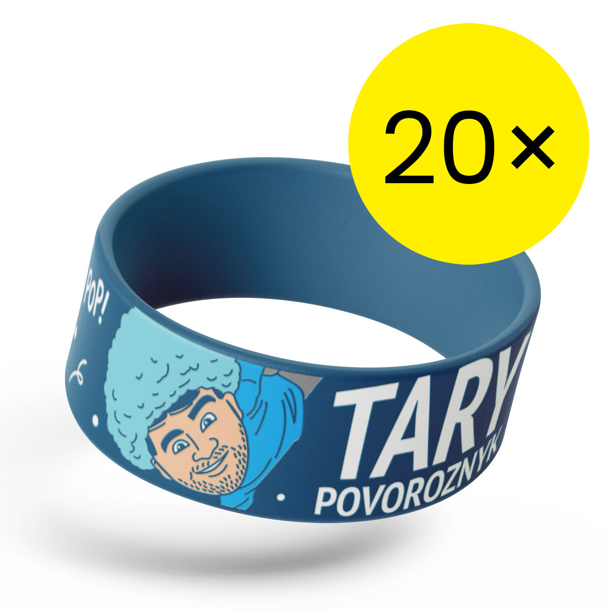 Náramek Tary Afro Blue - balíček 20 ks