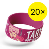 Náramek Tary Afro Pink - balíček 20 ks
