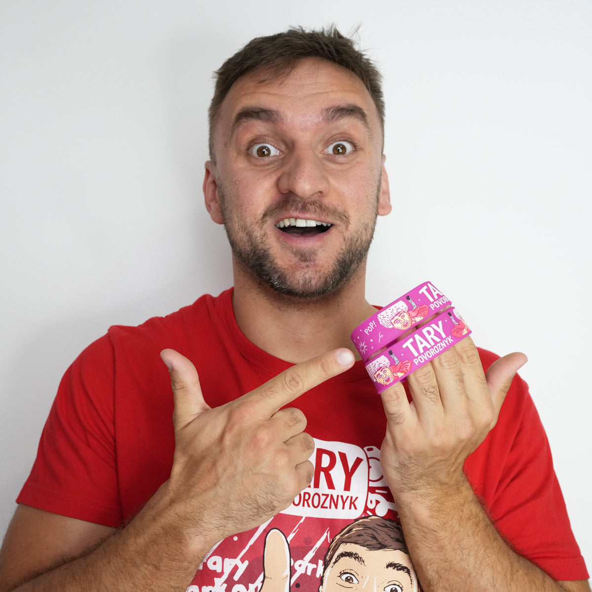 Náramek Tary Afro Pink