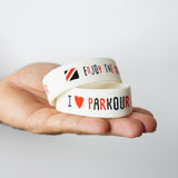Náramek Love Parkour Bílý