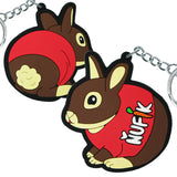 Oboustranný přívěšek na klíče Králíček Ňufík