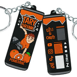 Oboustranný přívěsek na klíče Tary Drink Pomeranč