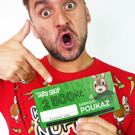 Dárkový poukaz TaryShop.cz na nákup zboží v hodnotě 2 500 Kč