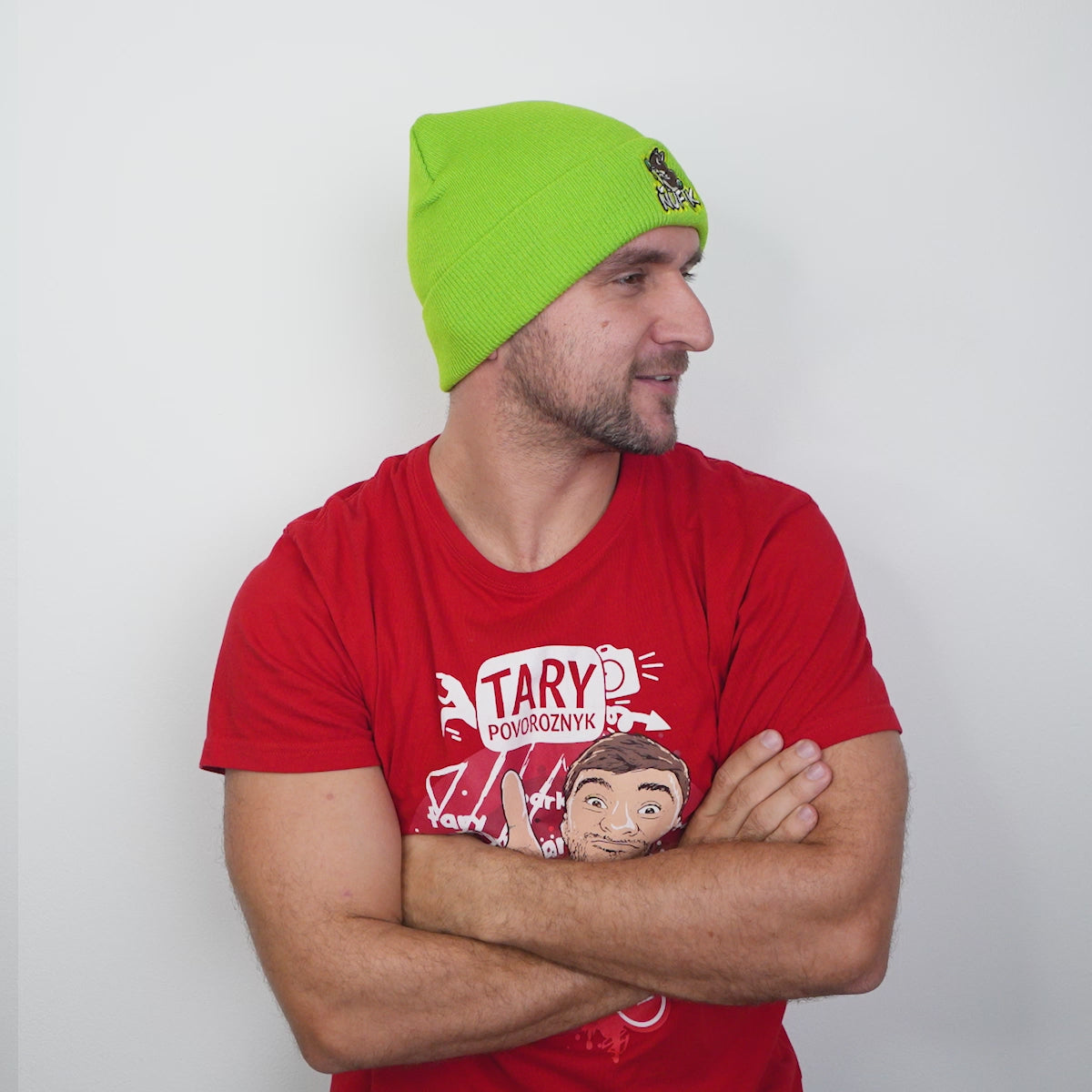 Zimní čepice Ňufík Green