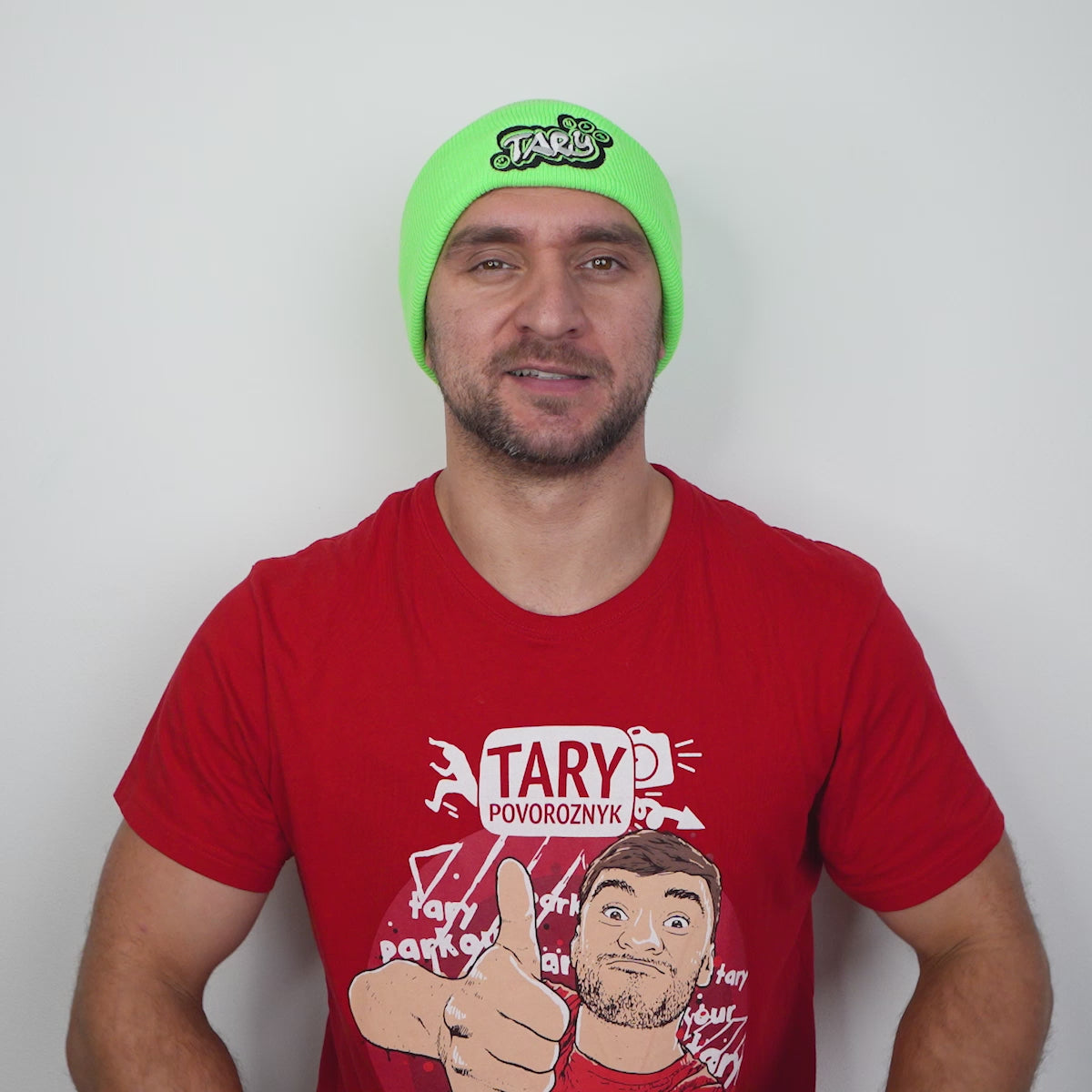 Zimní čepice Tary Jumping Neon Green