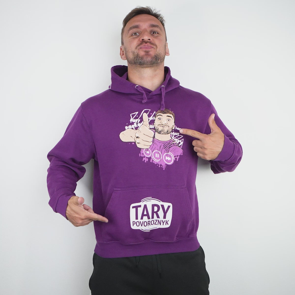 Mikina Tary Povoroznyk Purple