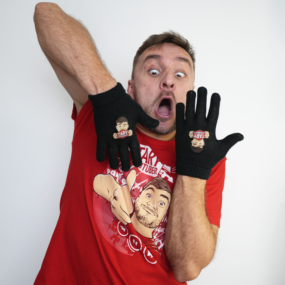 Rukavice Tary Face Black