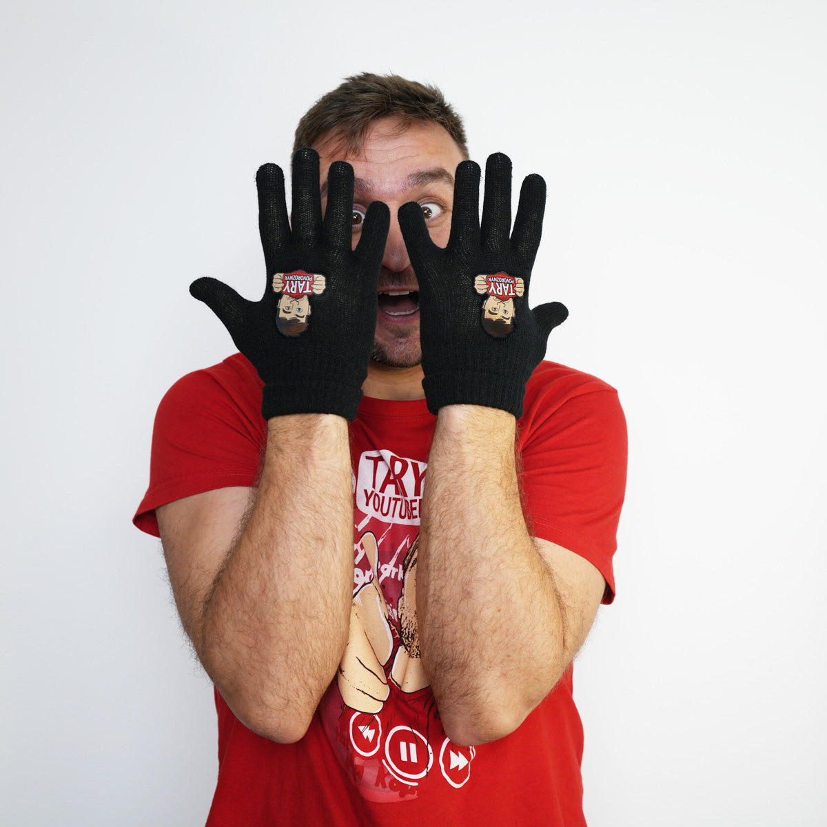 Rukavice Tary Face Black