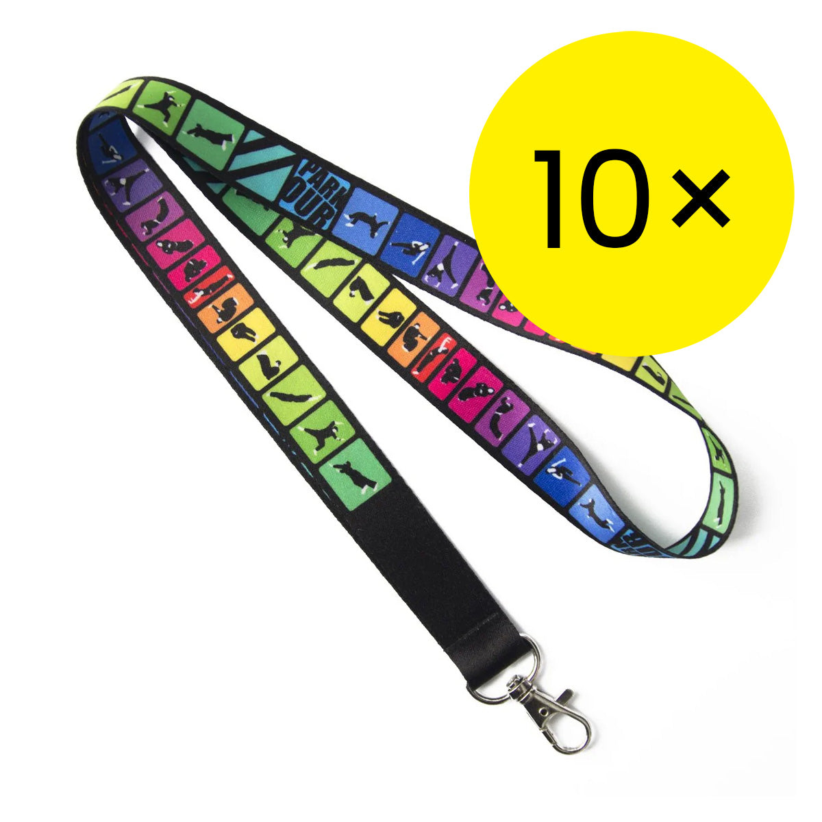 Šňůrka na krk Color Tricks - balení 10 ks