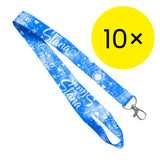 Šňůrka na krk Stáňa Modrá - balení 10 ks