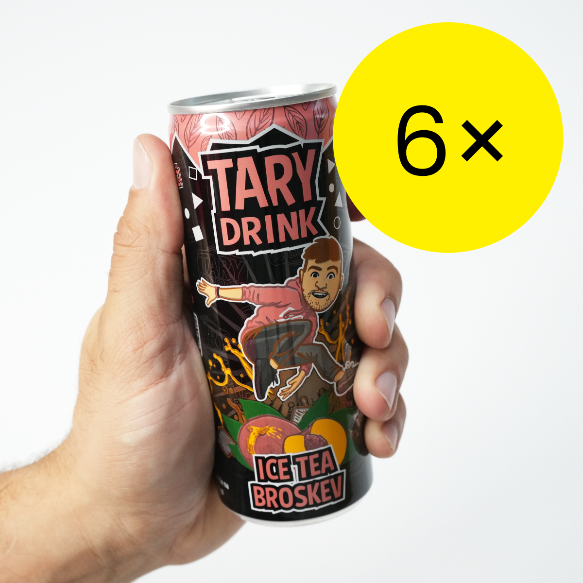 Sada 6× ICE TEA Broskev 250ml