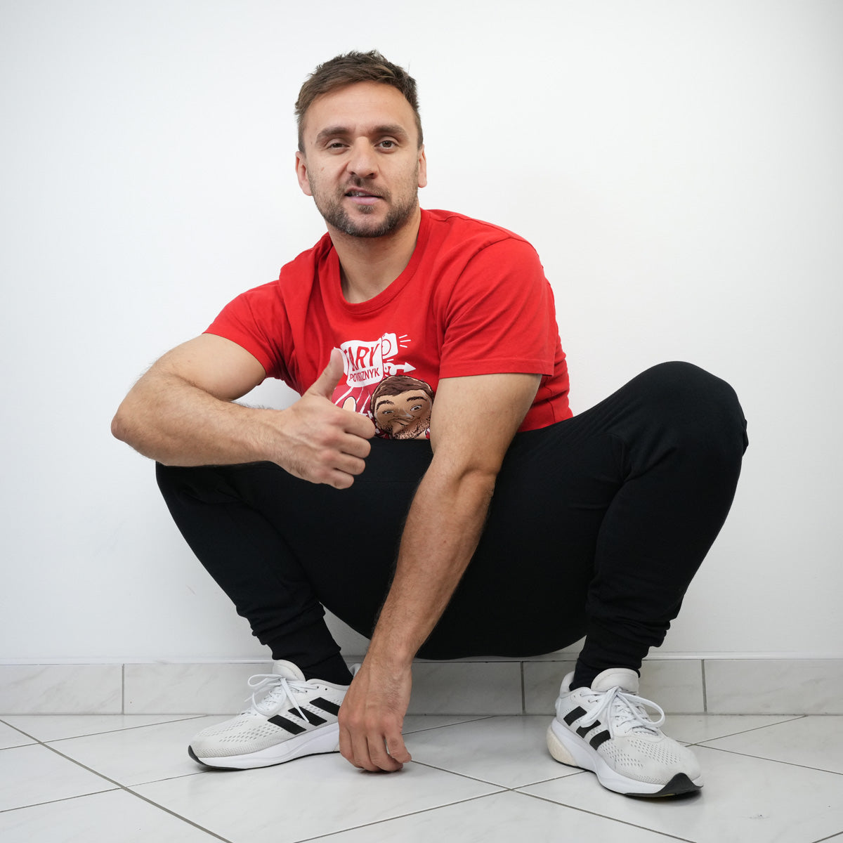 Tepláky Soul Černé, bílá výšivka