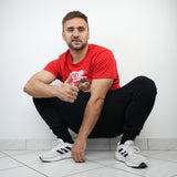 Tepláky Soul Černé, bílá výšivka