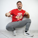 Tepláky Force Šedé, černé pruhy