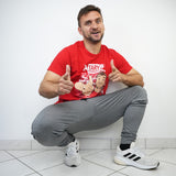 Tepláky Force Šedé, černé pruhy