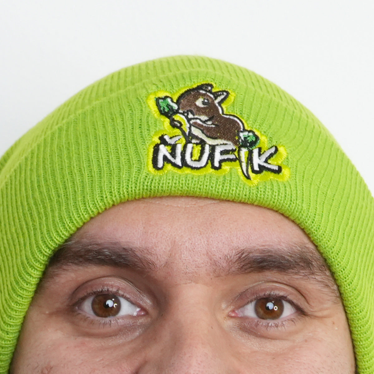 Zimní čepice Ňufík Green